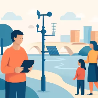 Restauraron la medición en tiempo real del río Gualeguaychú