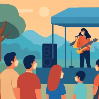 Concierto gratuito de Luck Ra en San Martín de los Andes con protocolos de seguridad y protección ambiental