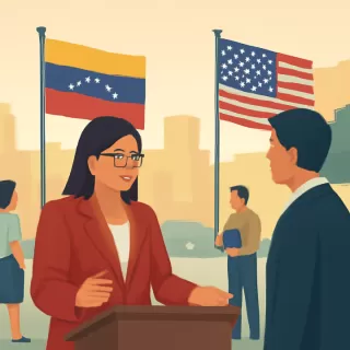 Delcy Rodríguez asegura diálogo directo con EE. UU. para garantizar la paz en Venezuela