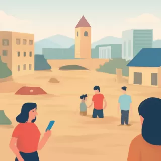 Imágenes aéreas revelan daños por inundaciones en Zonda, San Juan