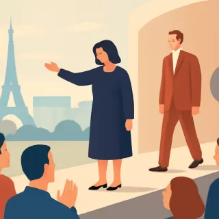 Véronique Nichanian cierra su etapa en Hermès con un desfile en París