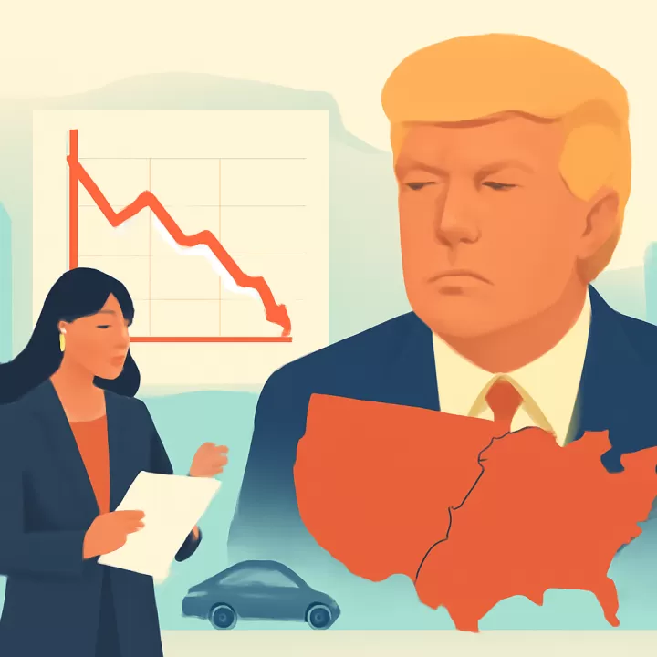 Análisis sobre el posible colapso vinculado a la presidencia de Donald Trump