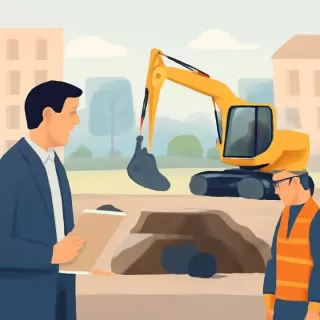 Inicio de reparación de la obra cloacal en Trelew supervisado por el Municipio