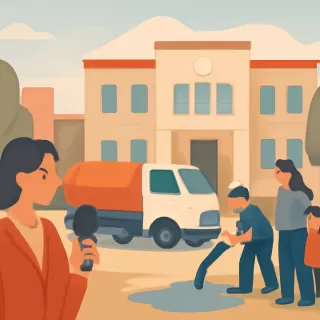 Municipio de Trelew refuerza asistencia ante emergencia sanitaria por colapso cloacal