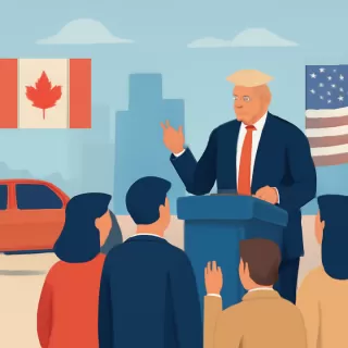 Trump amenaza con aranceles del 100% a Canadá si se alía con China