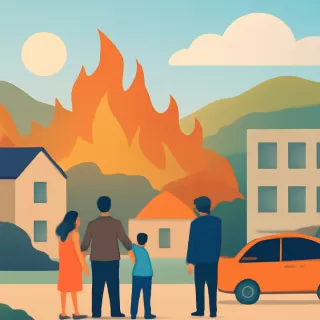 Incendio en El Hoyo afectó varias hectáreas y se acercó a viviendas