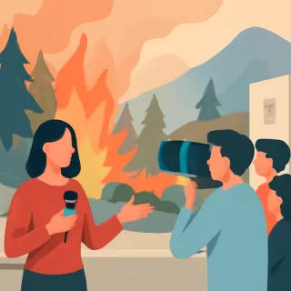 Incendio en Parque Nacional Los Alerces: jornada compleja para el combate del fuego