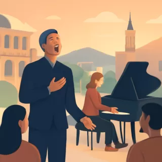 Luis Magallanes: de Zaraza al coro de la ópera de Zúrich