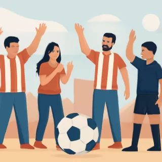 Hinchas de Unión de Villa Krause cuestionan el arbitraje tras la eliminación en el Torneo Regional Amateur