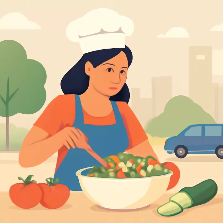 Paulina Cocina presenta receta de ensalada de picada fresca y rápida para el verano