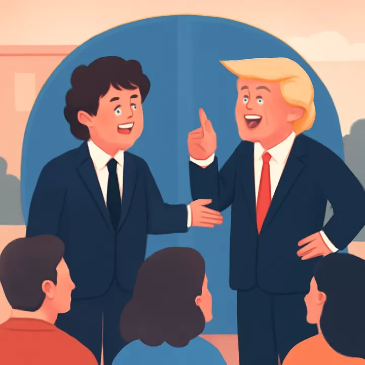 Saturday Night Live presentó una parodia de Javier Milei como admirador de Donald Trump