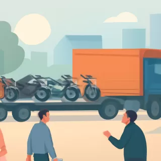 Secuestran cinco motos de lujo que intentaban ingresar a Argentina desde Brasil en un tráiler