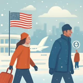 Tormenta de frío y nieve afecta a más de 30 estados en Estados Unidos con 14 mil vuelos cancelados