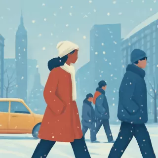 Tormenta invernal avanza en Nueva York con fuertes nevadas y alertas