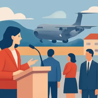 Alerta en Ushuaia por el aterrizaje de un avión militar de Estados Unidos