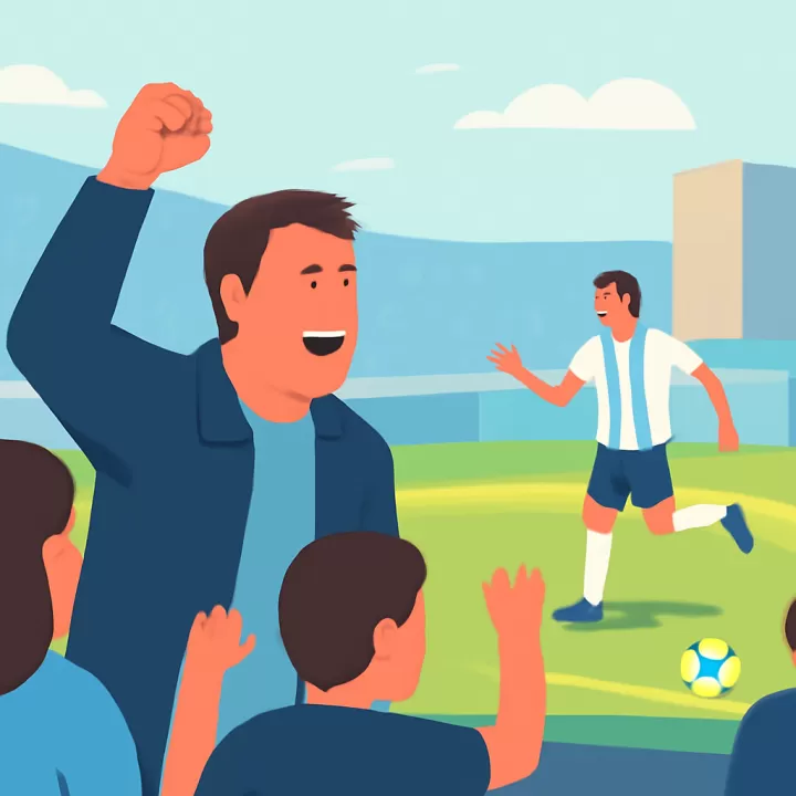 Guillermo Barros Schelotto celebró el gol olímpico de Nicolás en Gimnasia