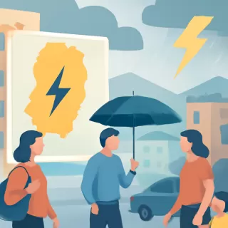 Alerta amarilla por tormentas rige en Salta este martes con zonas afectadas