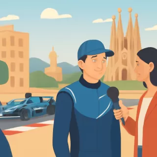 Franco Colapinto destacó en los ensayos de pretemporada de Fórmula 1 en Barcelona con Alpine