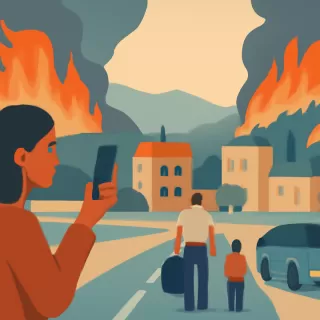 Dos megaincendios rodean y aíslan a Cholila con corte de la Ruta 71