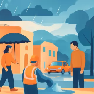 Tormentas en San Rafael provocan cortes temporales en el suministro de agua