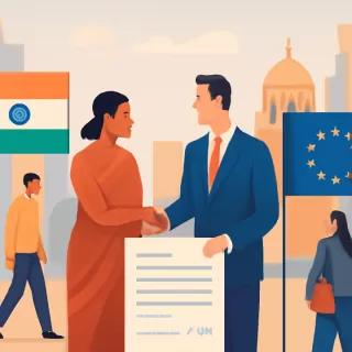 Europa firma un acuerdo histórico de libre comercio con India y se distancia de EE.UU.