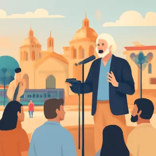 Poeta critica al presidente Milei en el Festival de Cosquín 2026