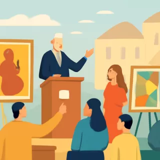 Jorge "Corcho" Rodríguez subastó cuadros para apoyar centro cultural de candombe en Montevideo