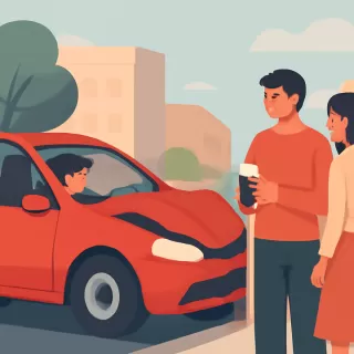 Jóvenes en Tlalnepantla pierden control de su auto mientras bebían micheladas y causan accidente