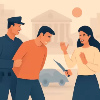 Detienen en La Plata a un hombre por agredir y amenazar con cuchilla a su pareja