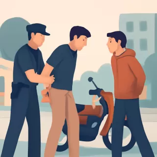 Detienen a dos jóvenes por intento de robo de moto en City Bell