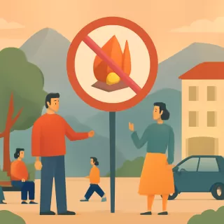 Prohiben hacer fuego en Bariloche debido a la emergencia ígnea