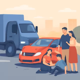 Accidente en La Calera: familia sanjuanina chocó contra un camión en ruta hacia San Luis