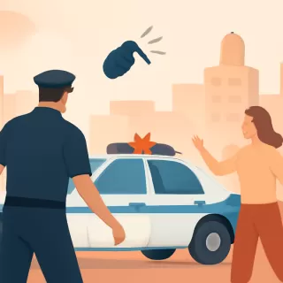 Lanzaron una granada contra un patrullero en un operativo policial en Córdoba