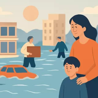 Zonda sufre la creciente más fuerte en 38 años con daños en comercios y fincas