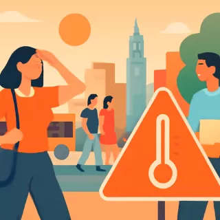Alerta naranja en La Plata por calor extremo con máxima de 35ºC este martes