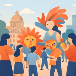 Carnaval en Bunge reunió a una multitud y destacó el trabajo comunitario