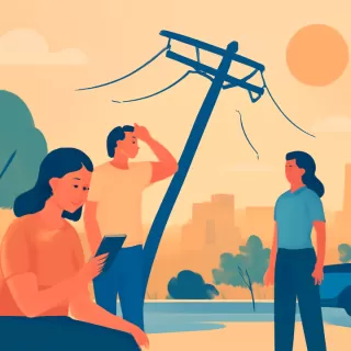 Cortes masivos de luz en Chaco por falla regional durante ola de calor