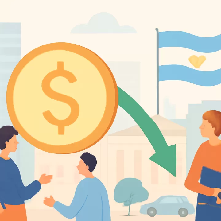 El Riesgo País de Argentina cae a 513 puntos, su nivel más bajo en siete años y medio