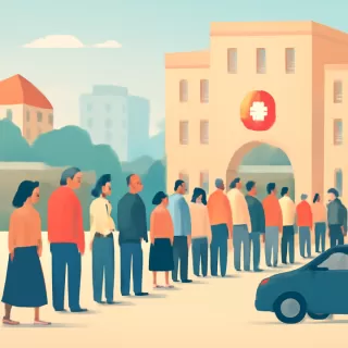 Alta demanda genera largas filas para turnos de traumatología en el Hospital San Bernardo de Salta