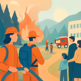 Refuerzan el combate contra incendios en el Parque Nacional Los Alerces con más brigadistas