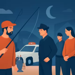 Operativo nocturno en la zona sur detecta 13 infracciones por pesca furtiva