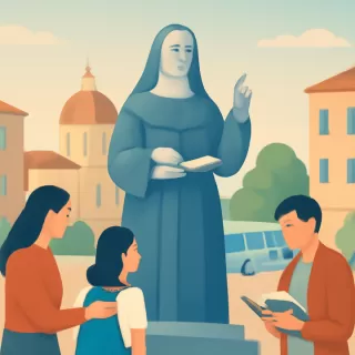 Santa Ángela de Mérici, recordada el 27 de enero por su aporte a la educación femenina