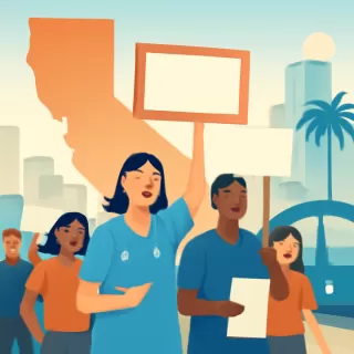 Huelga histórica en California: más de 31.000 trabajadores de la salud reclaman mejores salarios y condiciones laborales