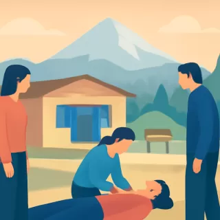 Falleció una mujer en un centro de informes del Parque Nacional Lanín