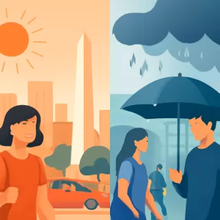 Se reinició la ola de calor en el AMBA con tormentas previstas para mitad de semana