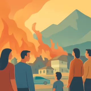 Incendios en Cholila: llamas de 60 metros rodearon la ciudad y afectaron 35 mil hectáreas en Los Alerces