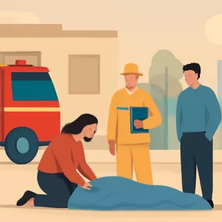 Mujer falleció calcinada en Las Piedras tras demora de Bomberos en llegar