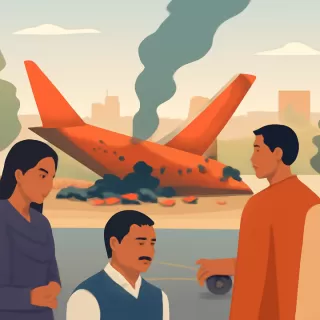 Accidente aéreo en India causa la muerte de cinco personas, incluyendo a un líder político regional