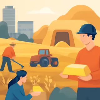 Descubren en China un yacimiento de más de 6.300 toneladas de oro bajo Hunan