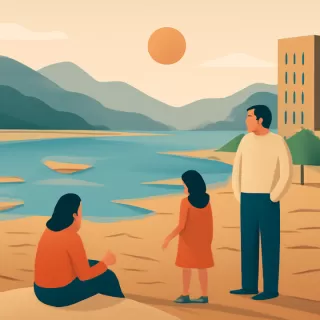 El lago Nahuel Huapi registra su nivel más bajo y agrava la crisis hídrica en la región